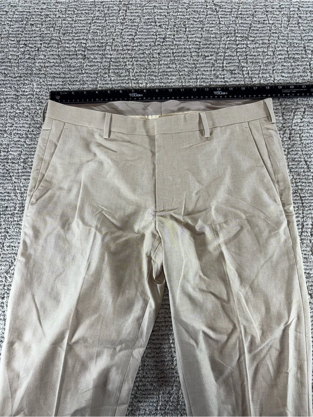 NWT J.Crew Men's 34/32 Khaki‎ Ludlow Slim-Fit Portuguese Cotton Oxford Suit Pant